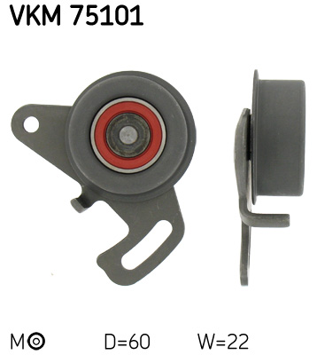 SKF Feszítőgörgő, vezérműszíj VKM75101_SKF